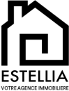 Logo agence immo noir